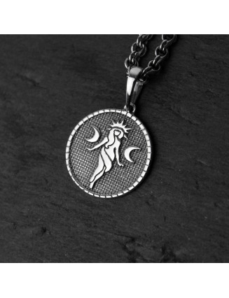Срібний підвіс знак зодіаку Діва