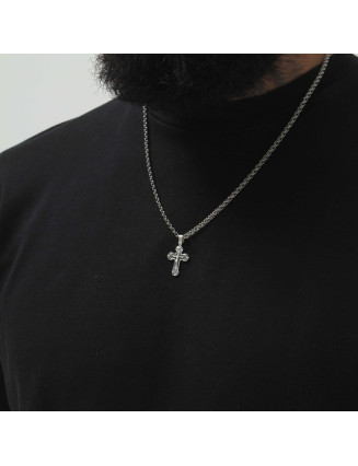 Срібний хрест із розп'яттям