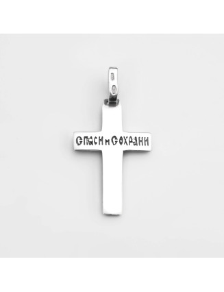 Срібний хрест із розп'яттям